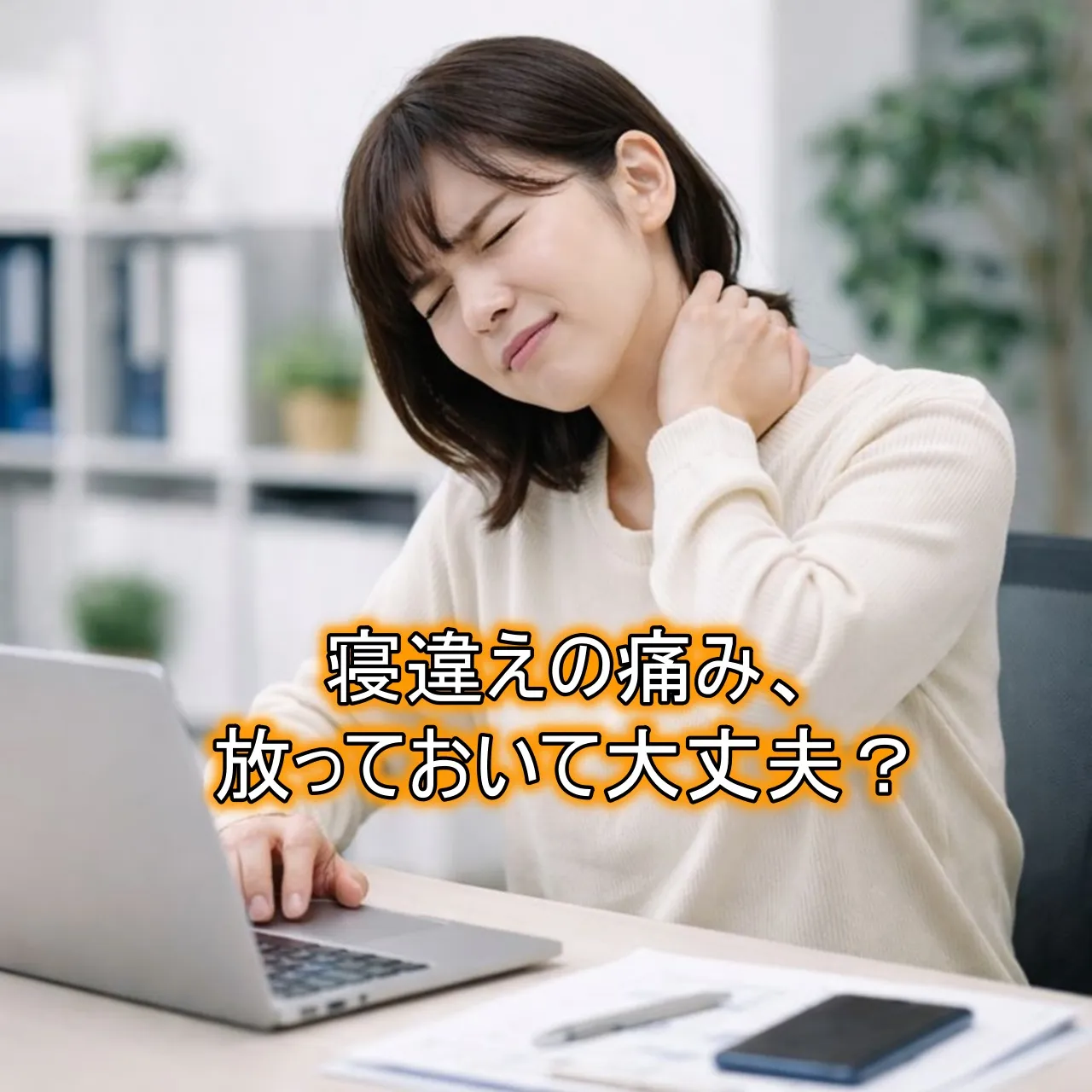 寒い季節、朝起きると「首が回らない…」なんてこともありますよ...